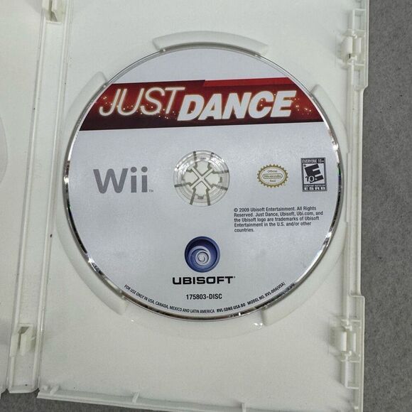 Just Dance 1 Original 2009 Nintendo Wii Video Game - Picture 4 of 4